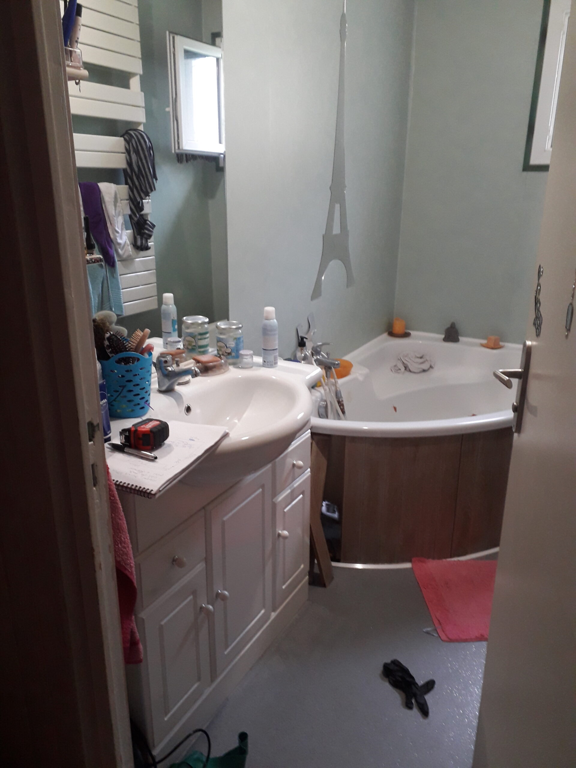 Avant aménagement de salle de bain Philippe Roussey